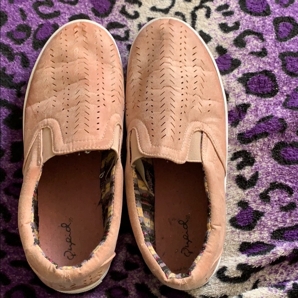 Pink shoes